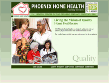 Tablet Screenshot of phoenixhomehealth.us